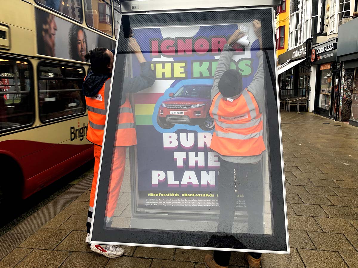 European subvertising campaign targets ad industry’s role in climate breakdown